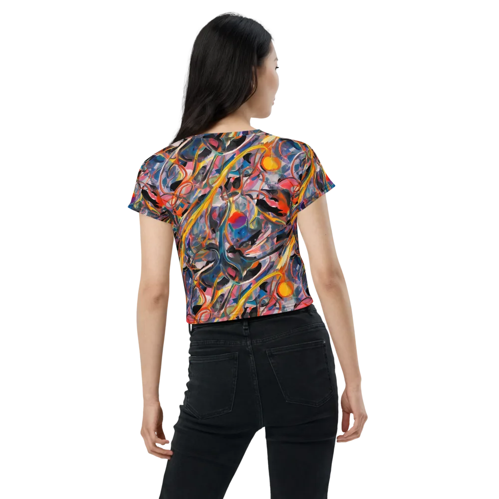 Brazen Rhapsody on Crop Tee — Back