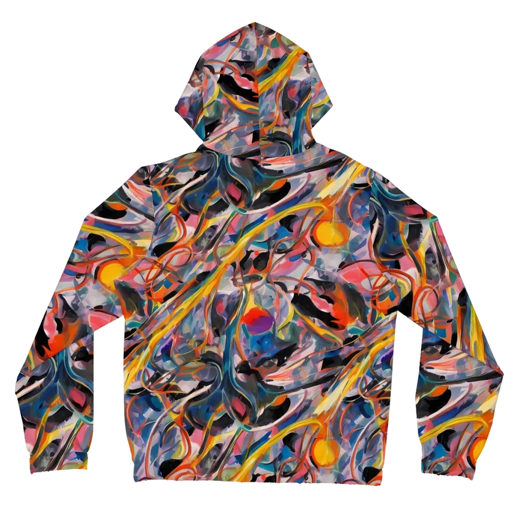 Brazen Rhapsody on Women's Full-Zip Hoodie — Back