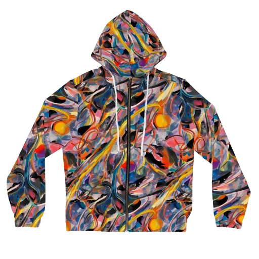 Brazen Rhapsody on a Women's Full-Zip Hoodie