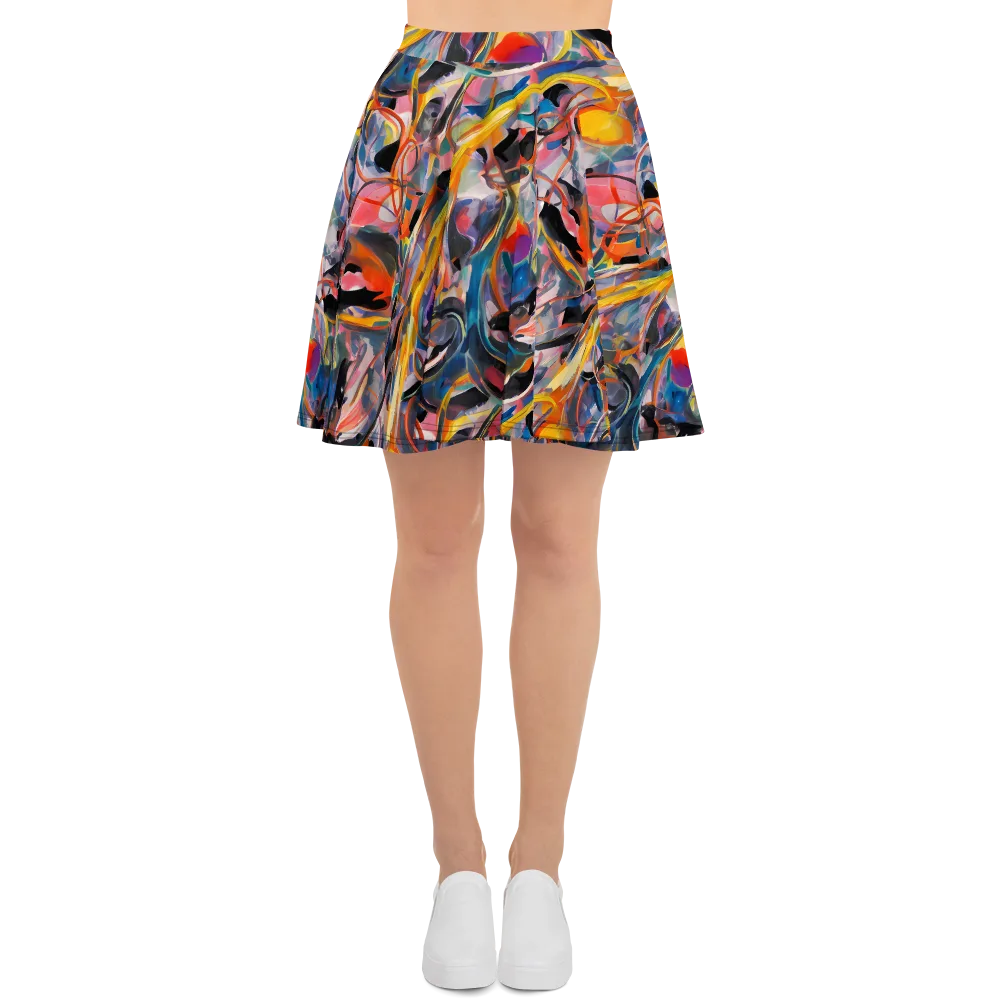Brazen Rhapsody on Skater Skirt — Front