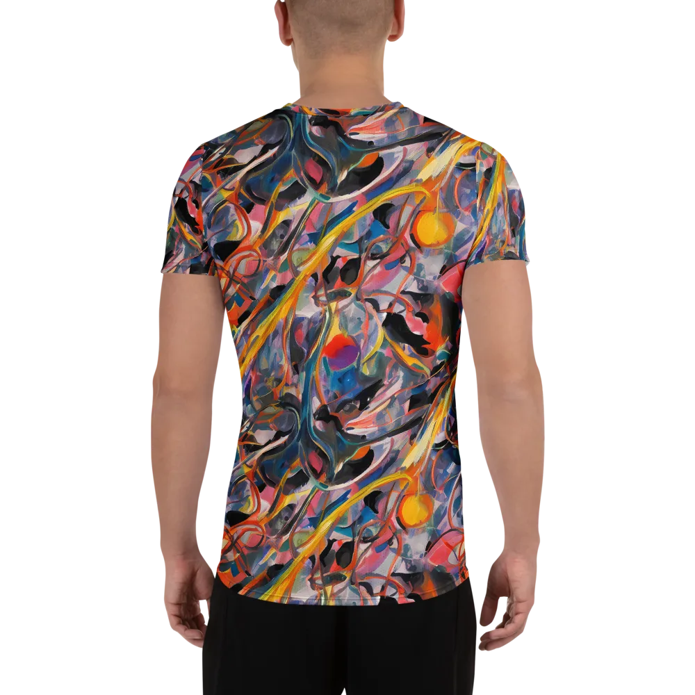 Brazen Rhapsody on Men's Athletic T-Shirt — Back