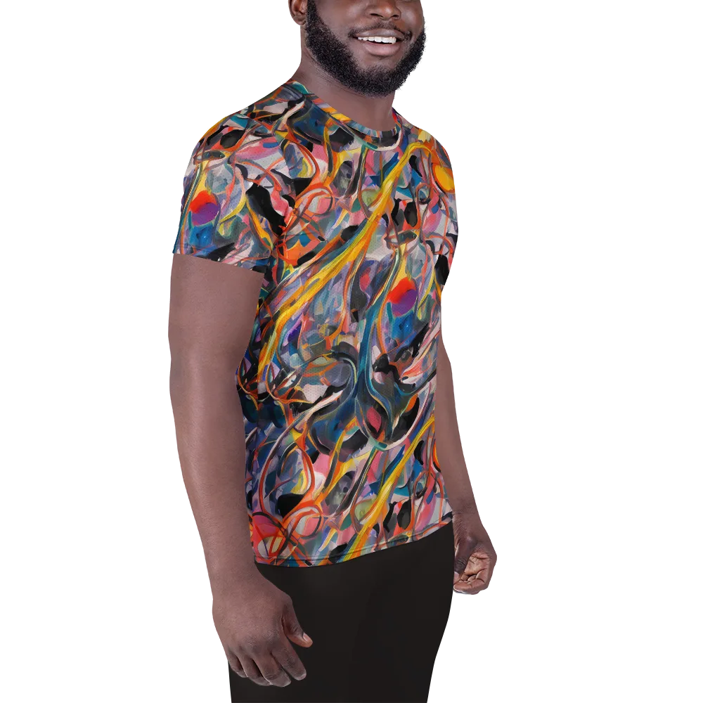 Brazen Rhapsody on Men's Athletic T-Shirt — Right