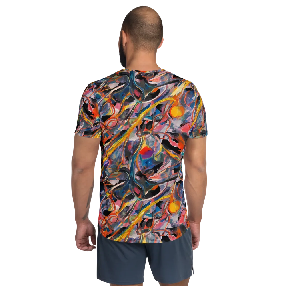 Brazen Rhapsody on Men's Athletic T-Shirt — Back