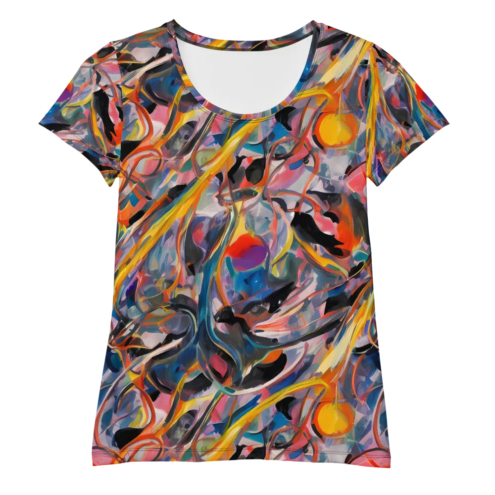 Brazen Rhapsody on Women's Athletic T-Shirt — Front