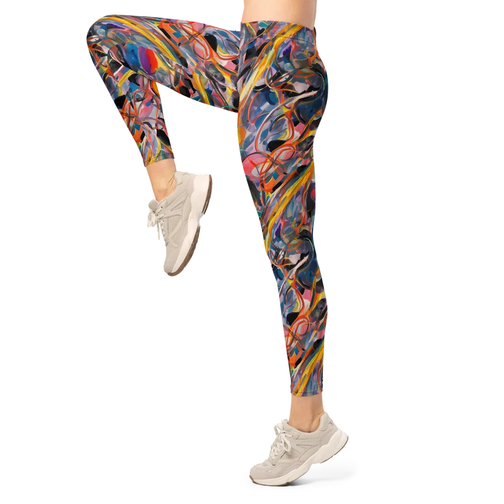 Brazen Rhapsody on Leggings — Left