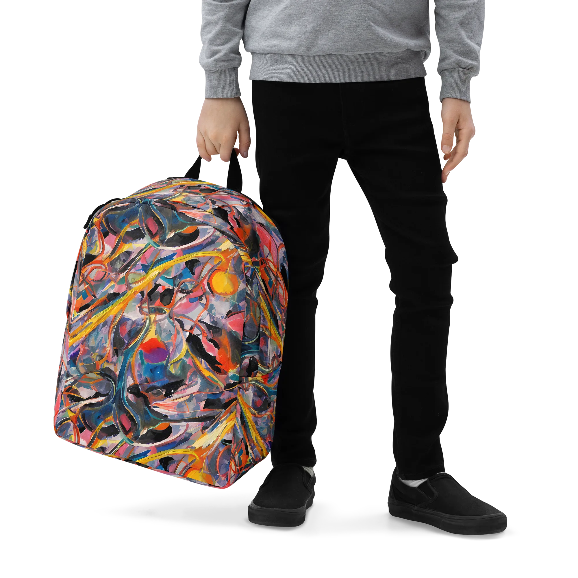 Brazen Rhapsody on Minimalist Backpack — Zoomed-in