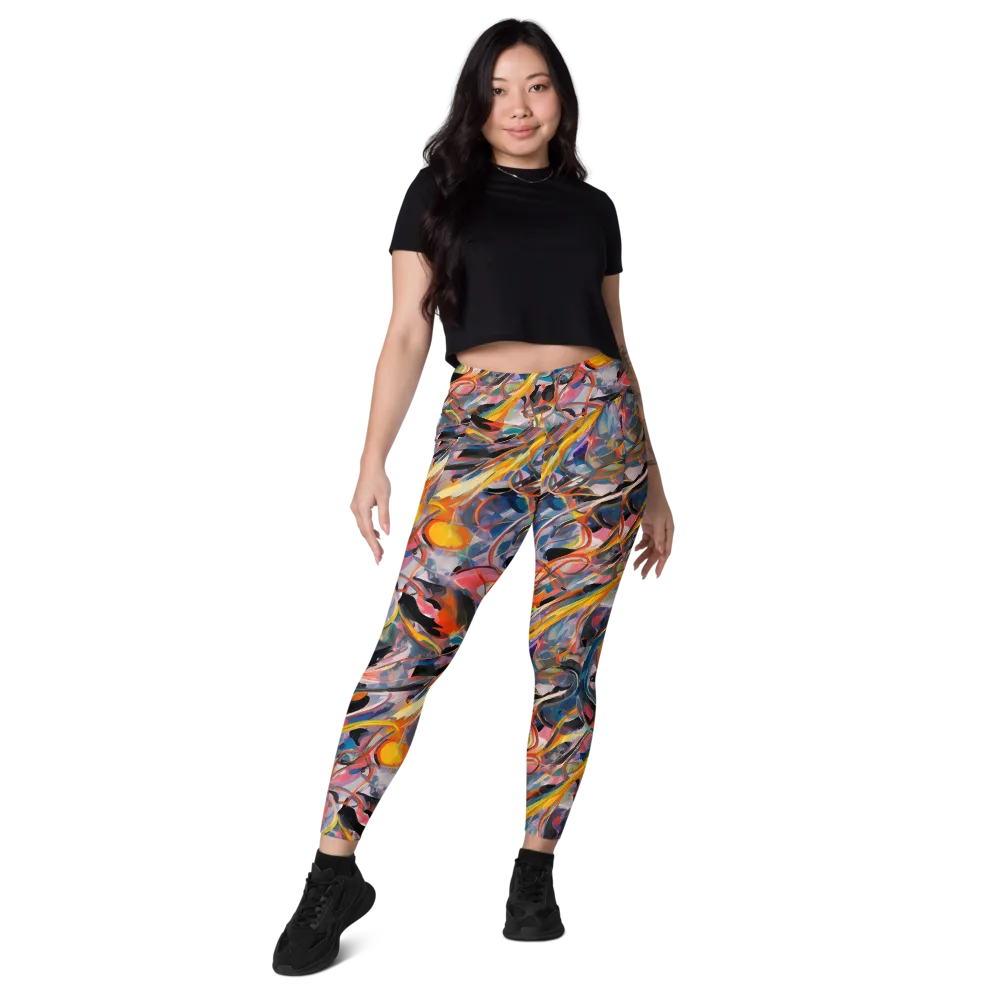 Brazen Rhapsody on Leggings with Pockets — Front