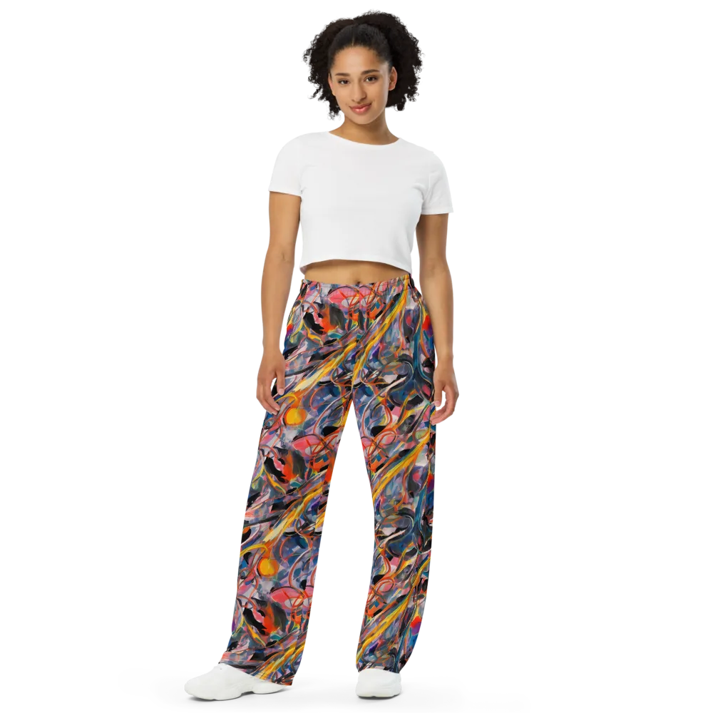 Brazen Rhapsody on Wide-Leg Pants — Front
