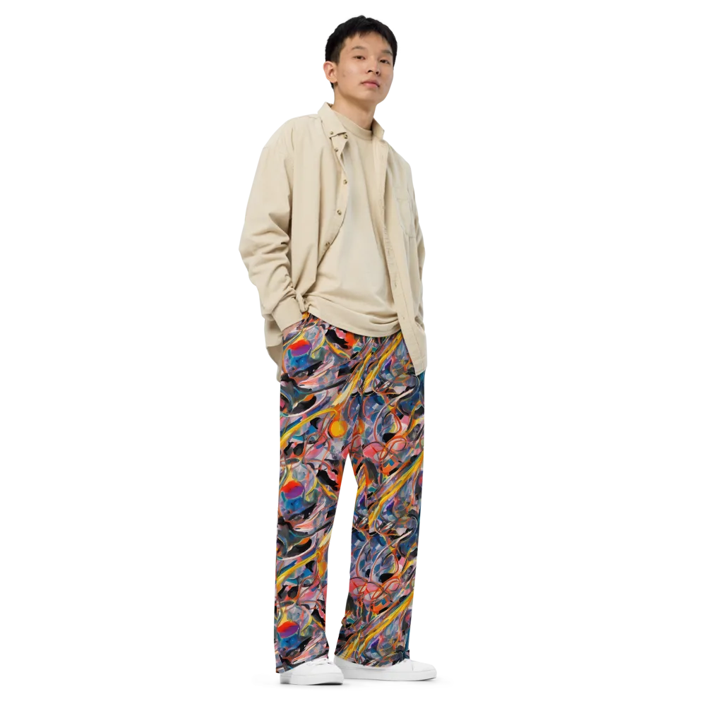 Brazen Rhapsody on Wide-Leg Pants — Right Front