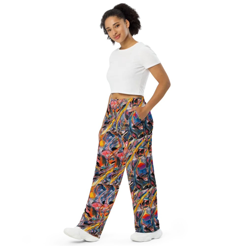 Brazen Rhapsody on Wide-Leg Pants — Left Front