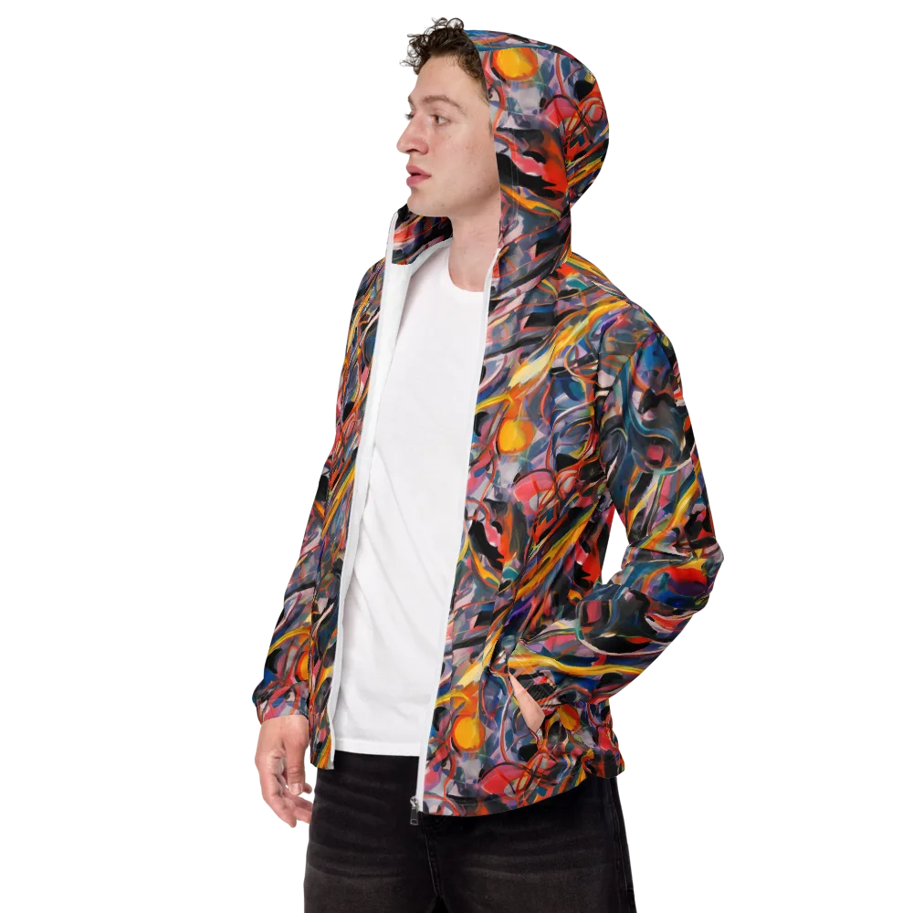 Brazen Rhapsody on Men's Windbreaker — Left Front