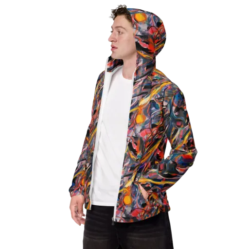 Brazen Rhapsody on a Men's Windbreaker