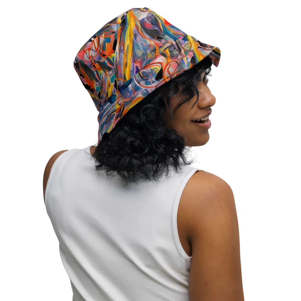 Brazen Rhapsody on Reversible Bucket Hat — Right Outside