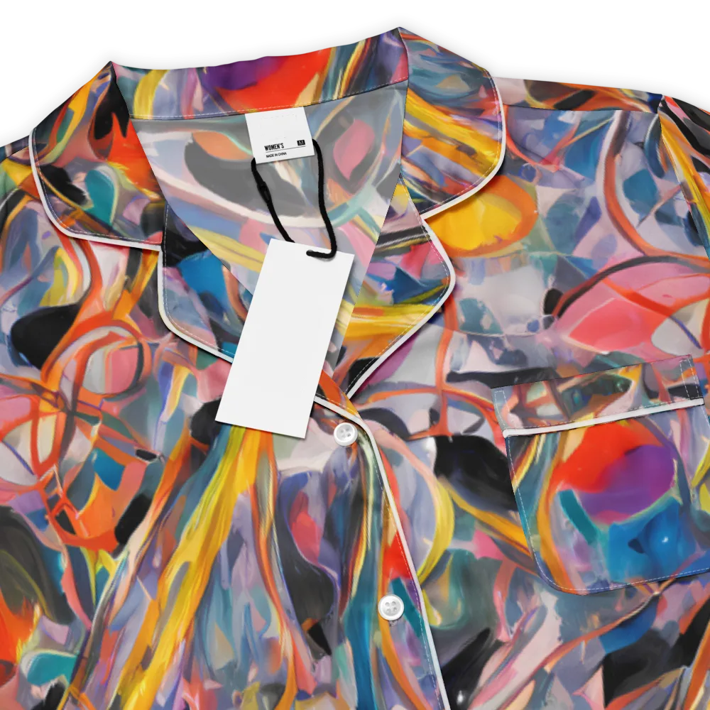 Brazen Rhapsody on Women's Short Sleeve Pajama Top — Product details