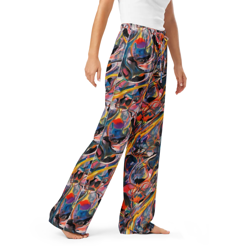 Brazen Rhapsody on Women's Pajama Pants — Right Front