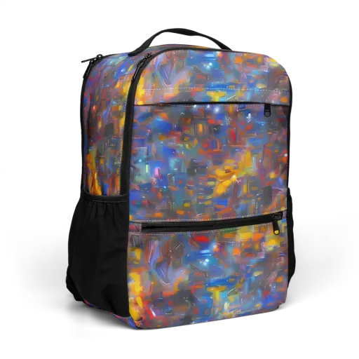 Abstract Conflux on a Utility Backpack