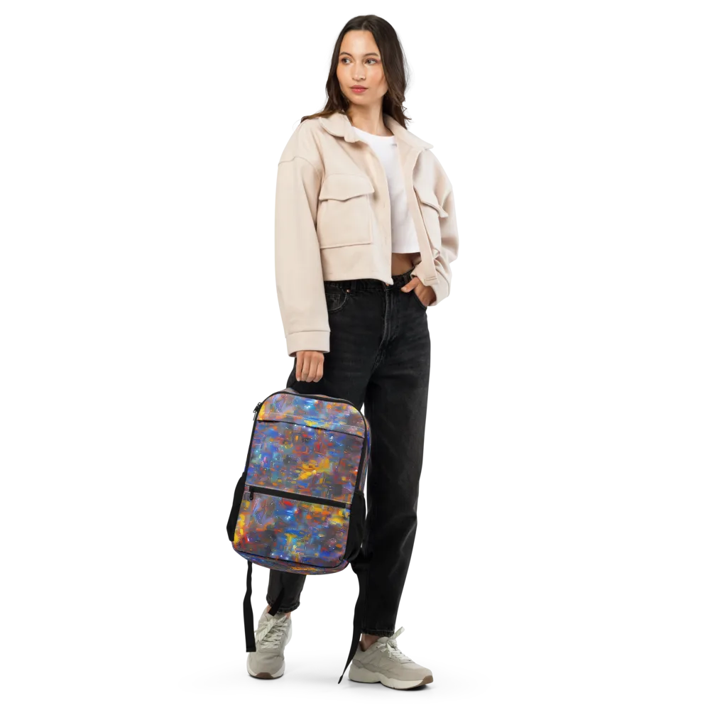 Abstract Conflux on Utility Backpack — Front
