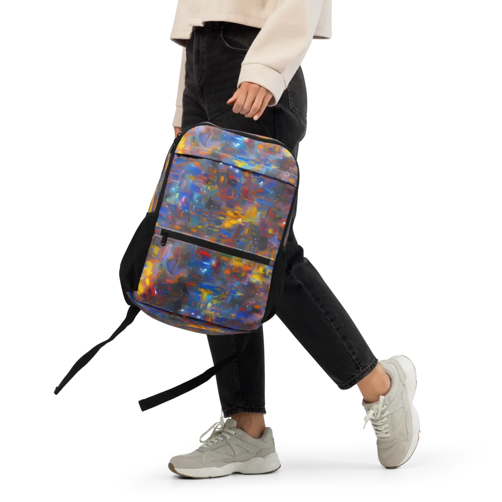 Abstract Conflux on Utility Backpack — Front