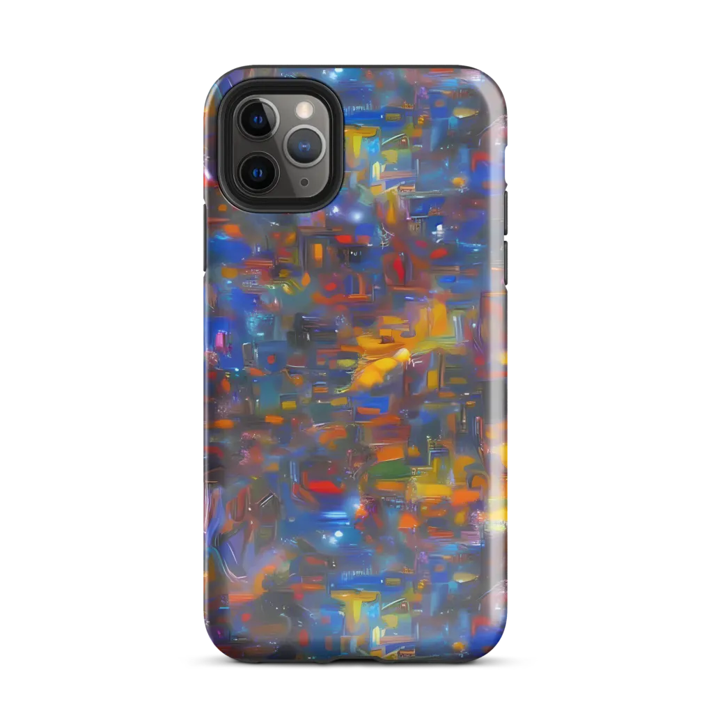 Abstract Conflux on Tough Case for iPhone® — Front