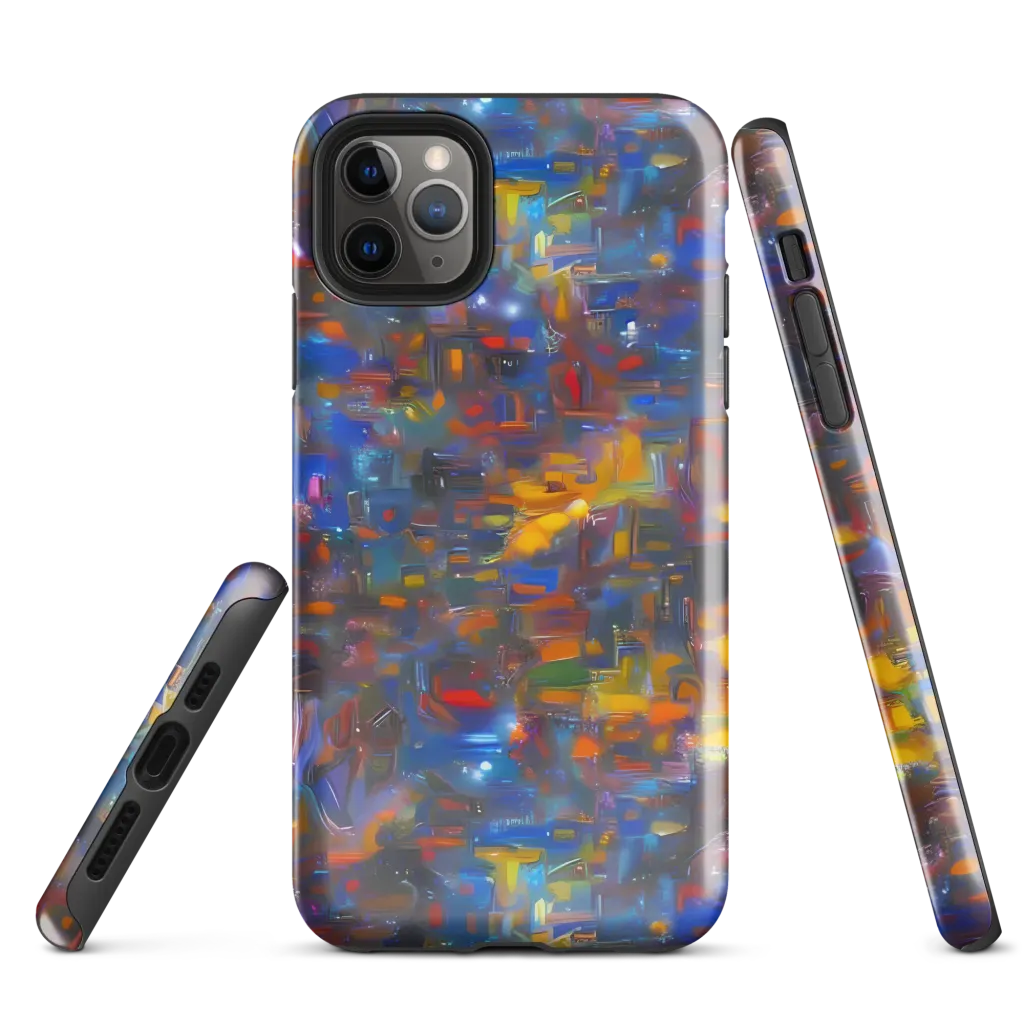 Abstract Conflux on Tough Case for iPhone® — Front