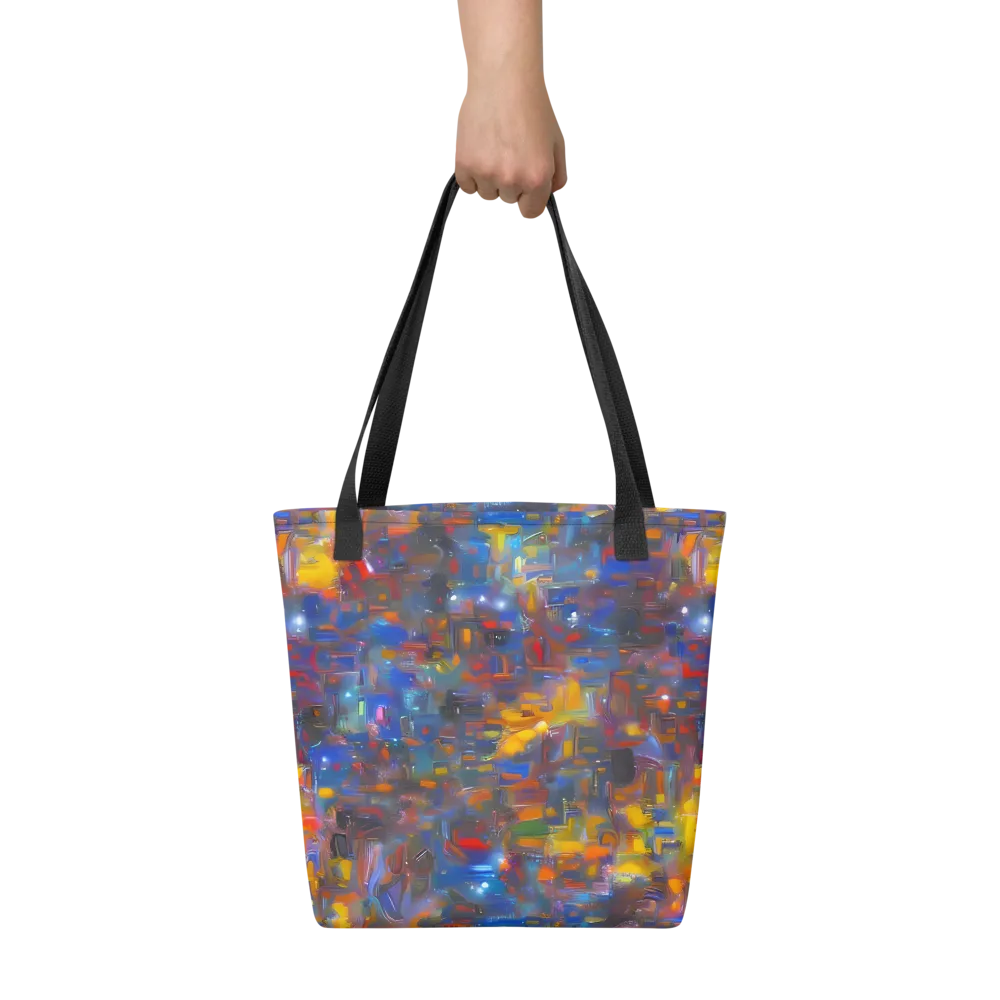 Abstract Conflux on Tote Bag — Front