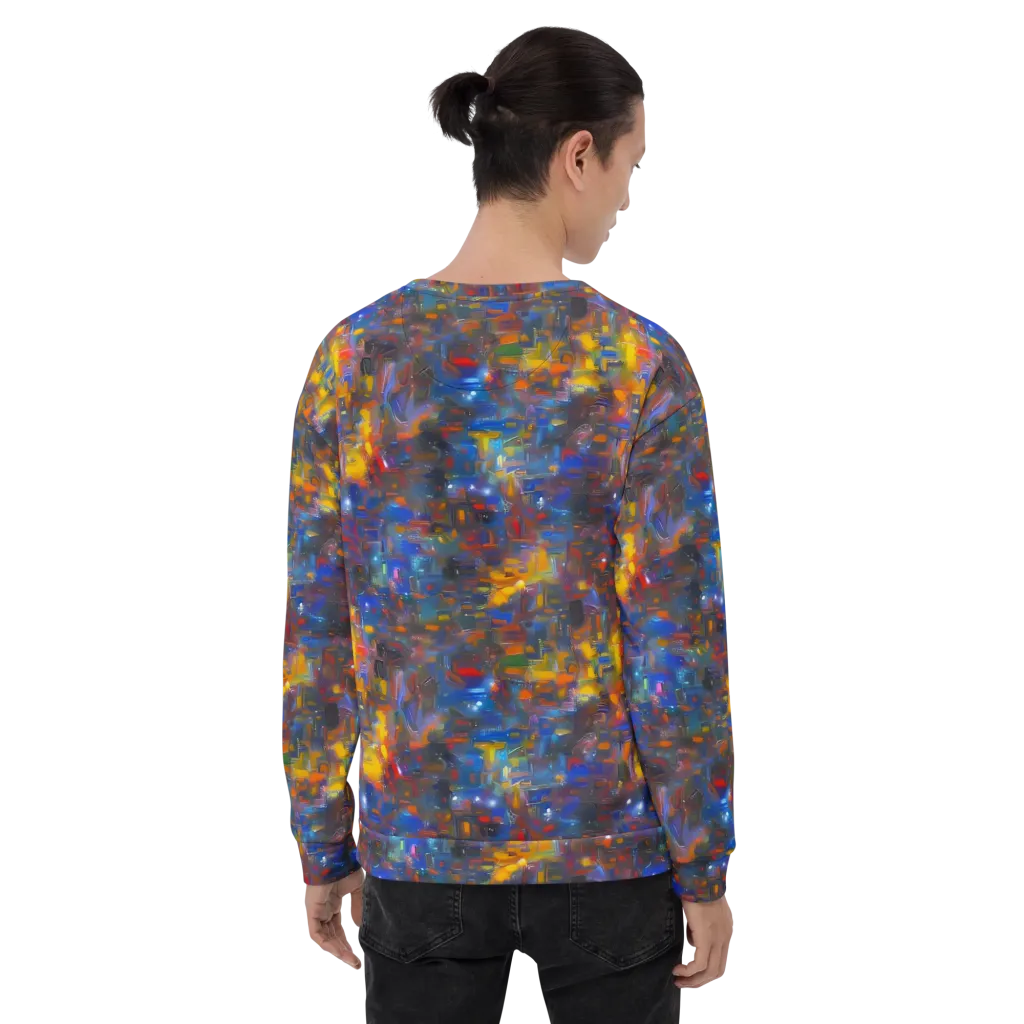 Abstract Conflux on Sweatshirt — Back