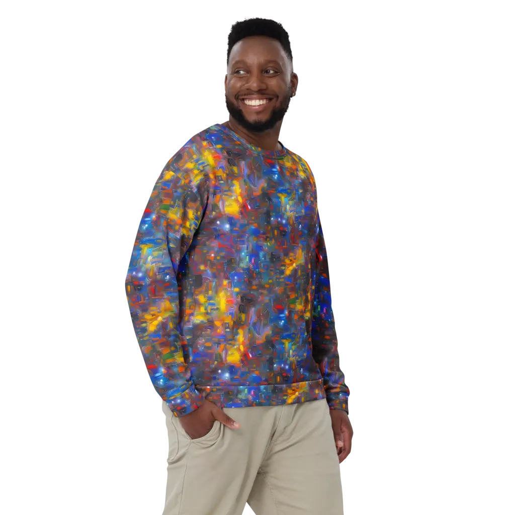 Abstract Conflux on Sweatshirt — Front