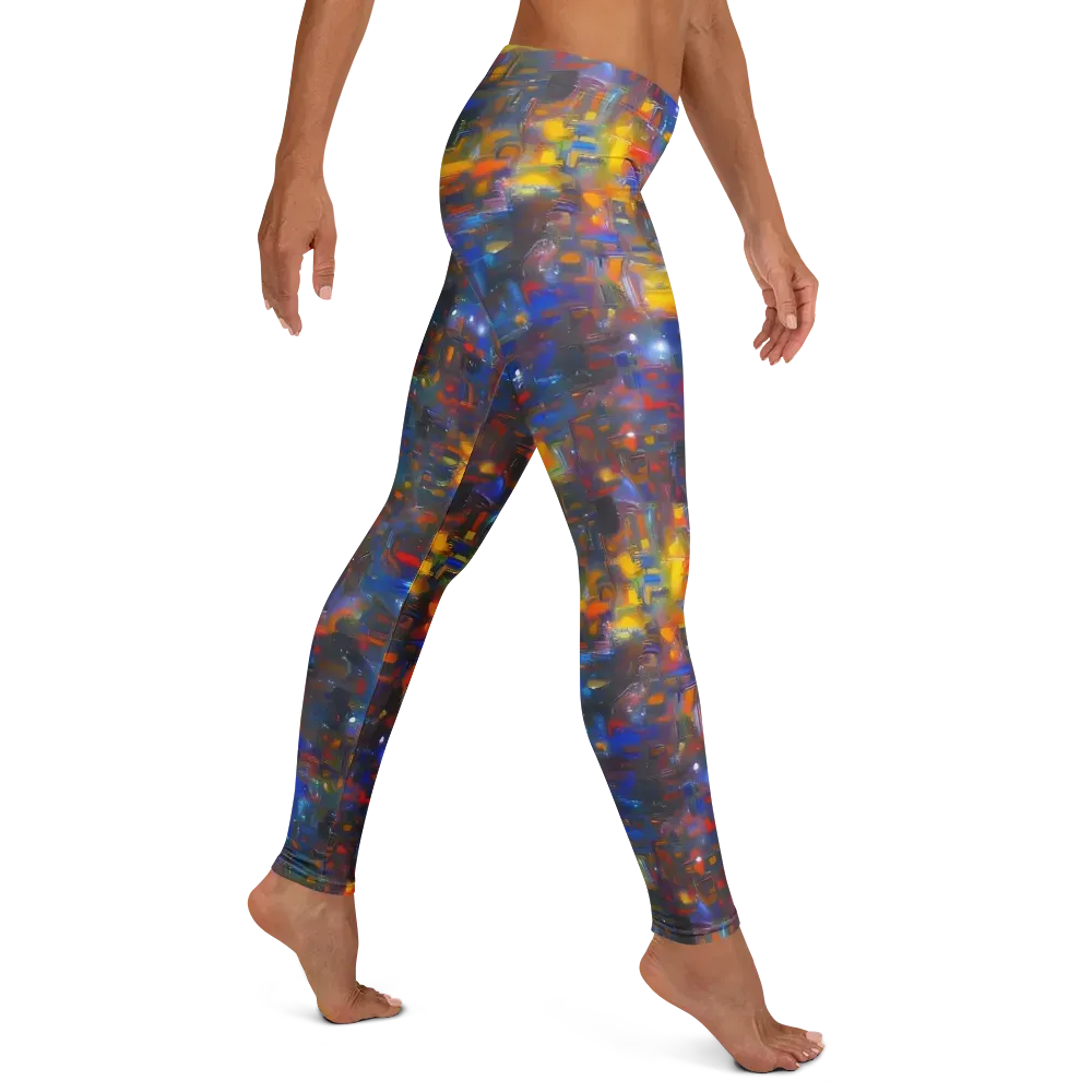 Abstract Conflux on Leggings — Right