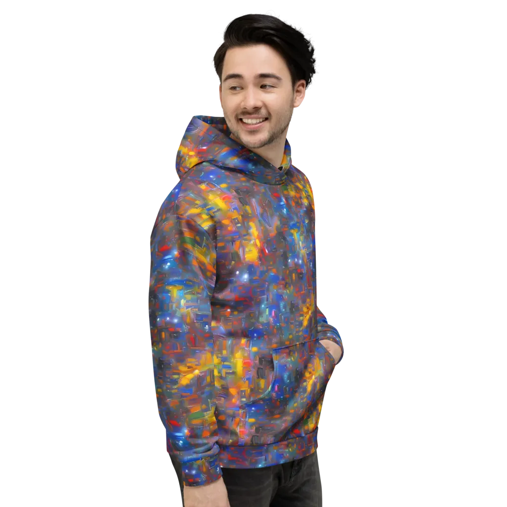 Abstract Conflux on Hoodie — Right