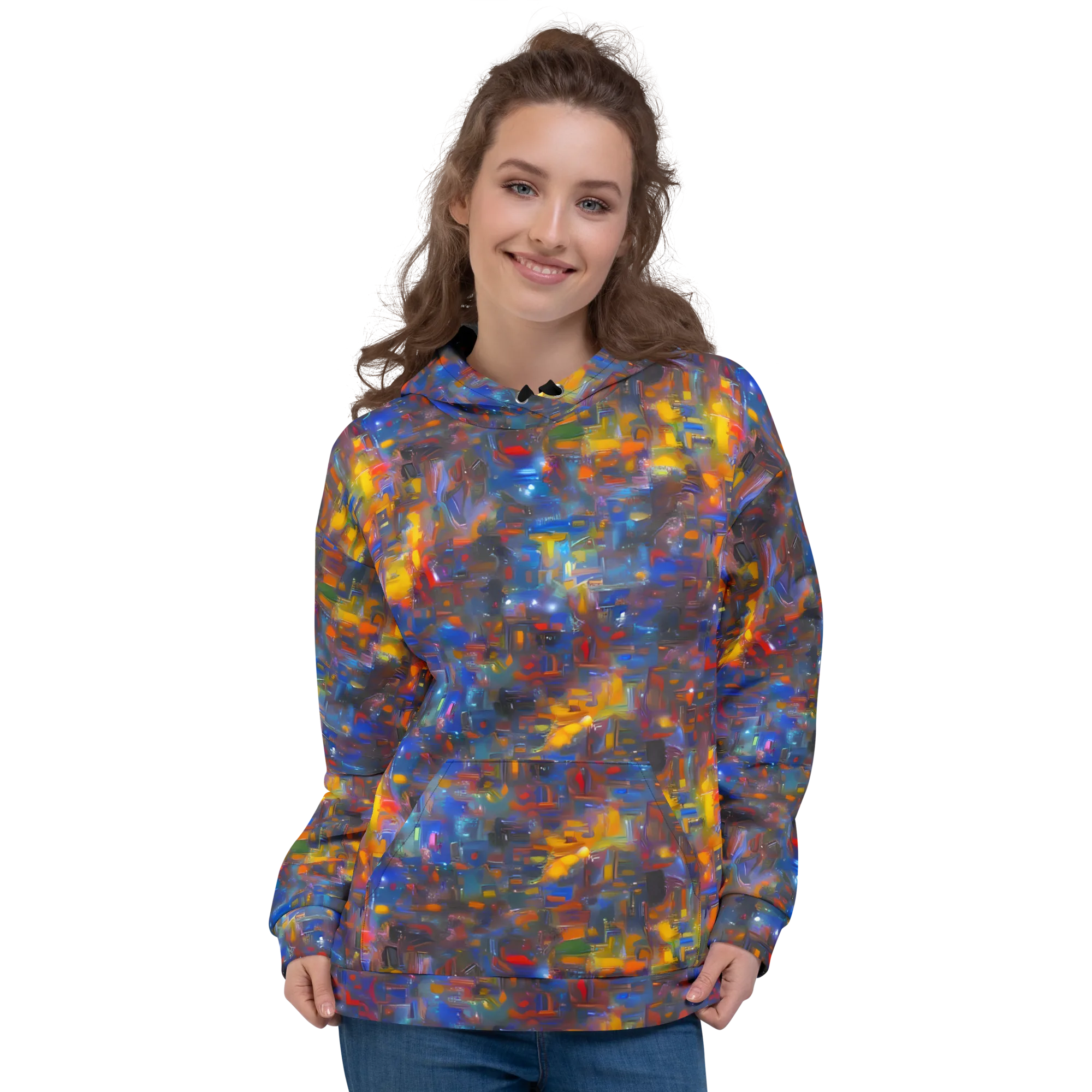 Abstract Conflux on Hoodie — Front