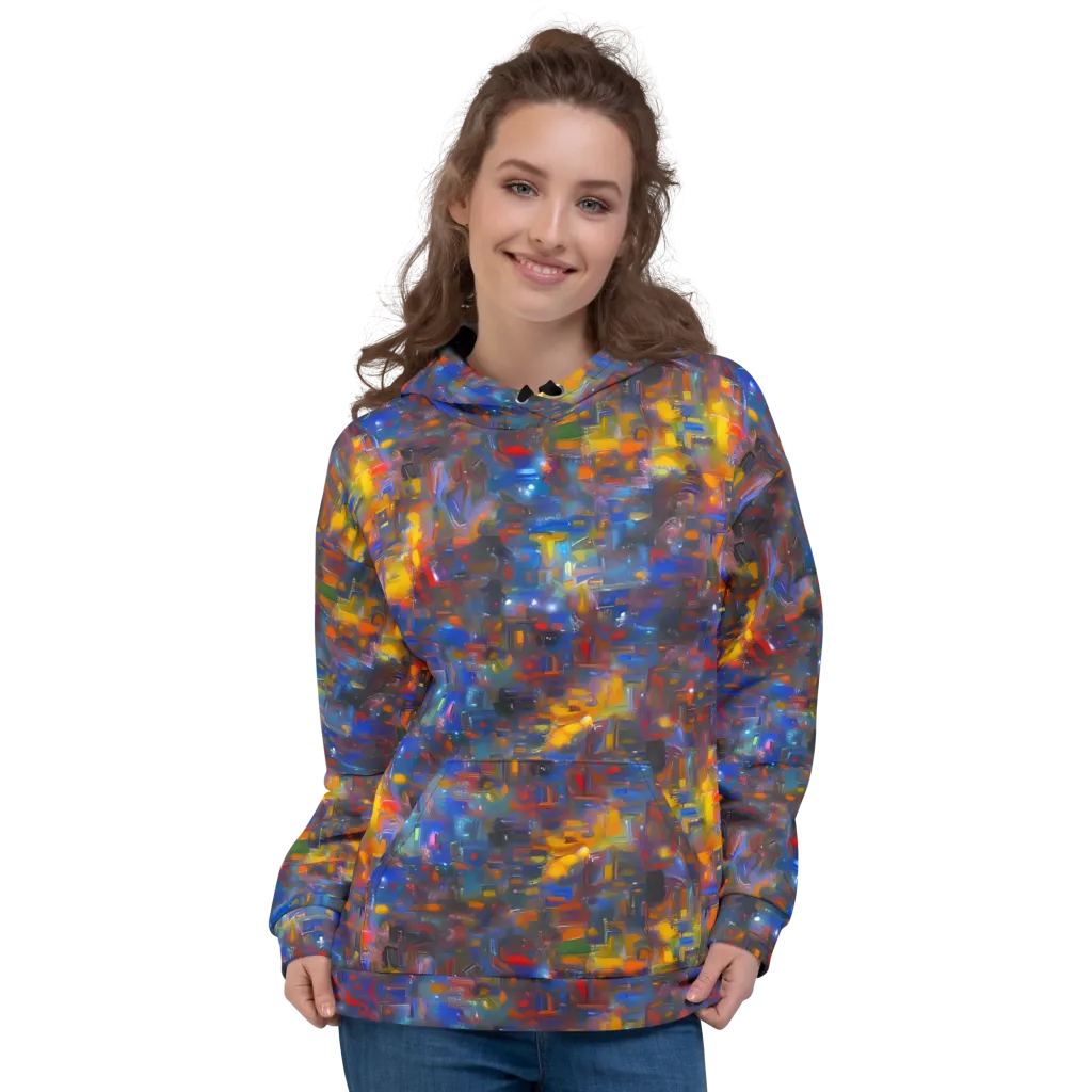 Abstract Conflux on Hoodie — Front