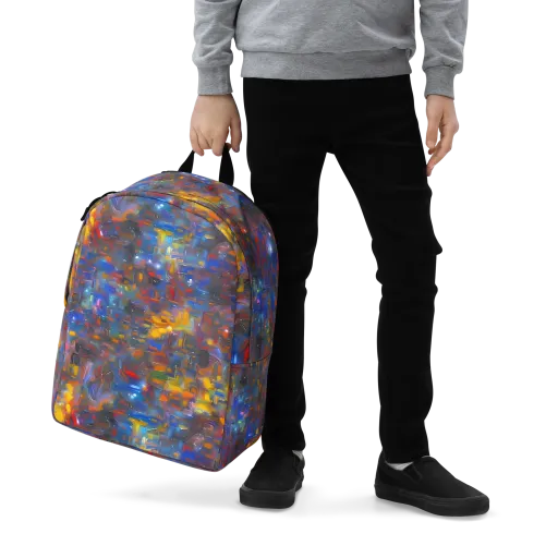 Abstract Conflux on a Minimalist Backpack