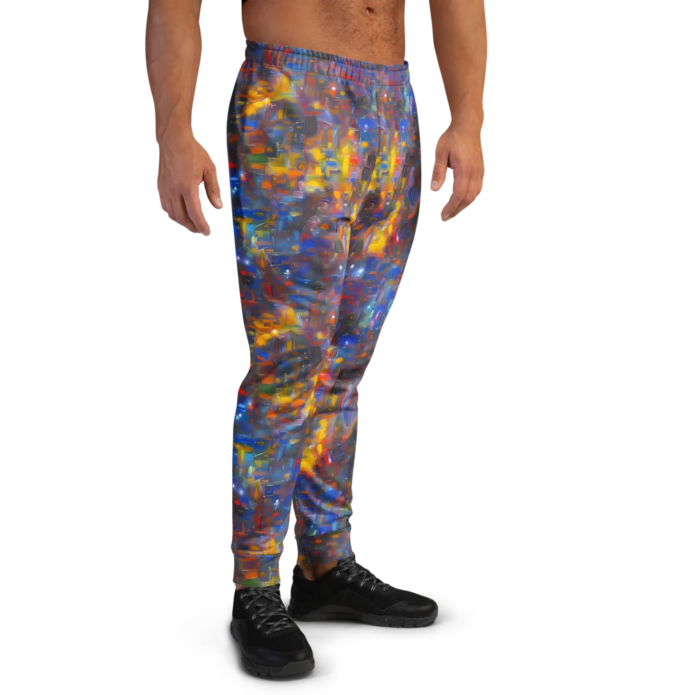 Abstract Conflux on Men's Joggers — Right