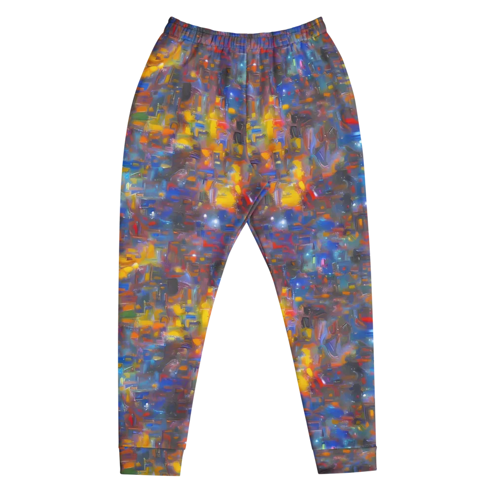 Abstract Conflux on Men's Joggers — Front