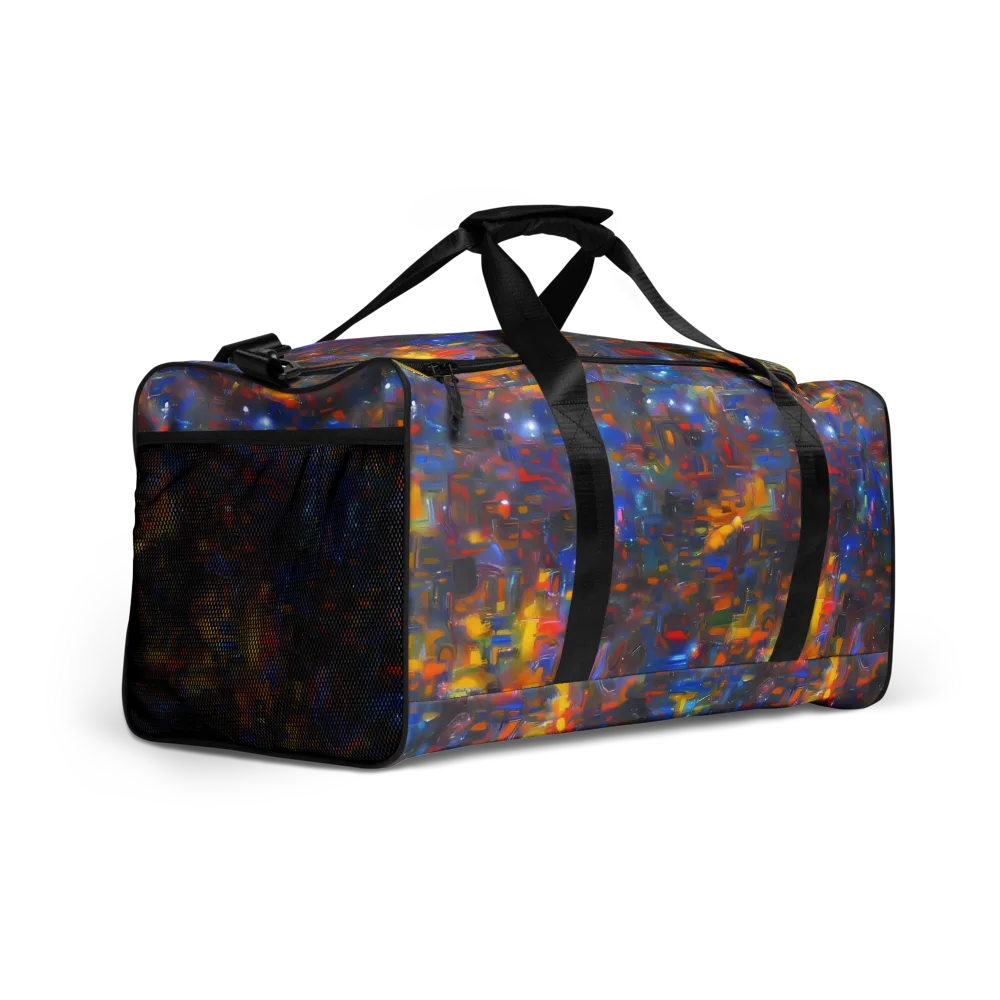 Abstract Conflux on Duffle Bag — Right Front
