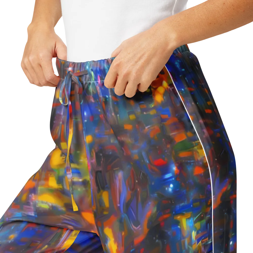 Abstract Conflux on Women's Pajama Pants — Product details