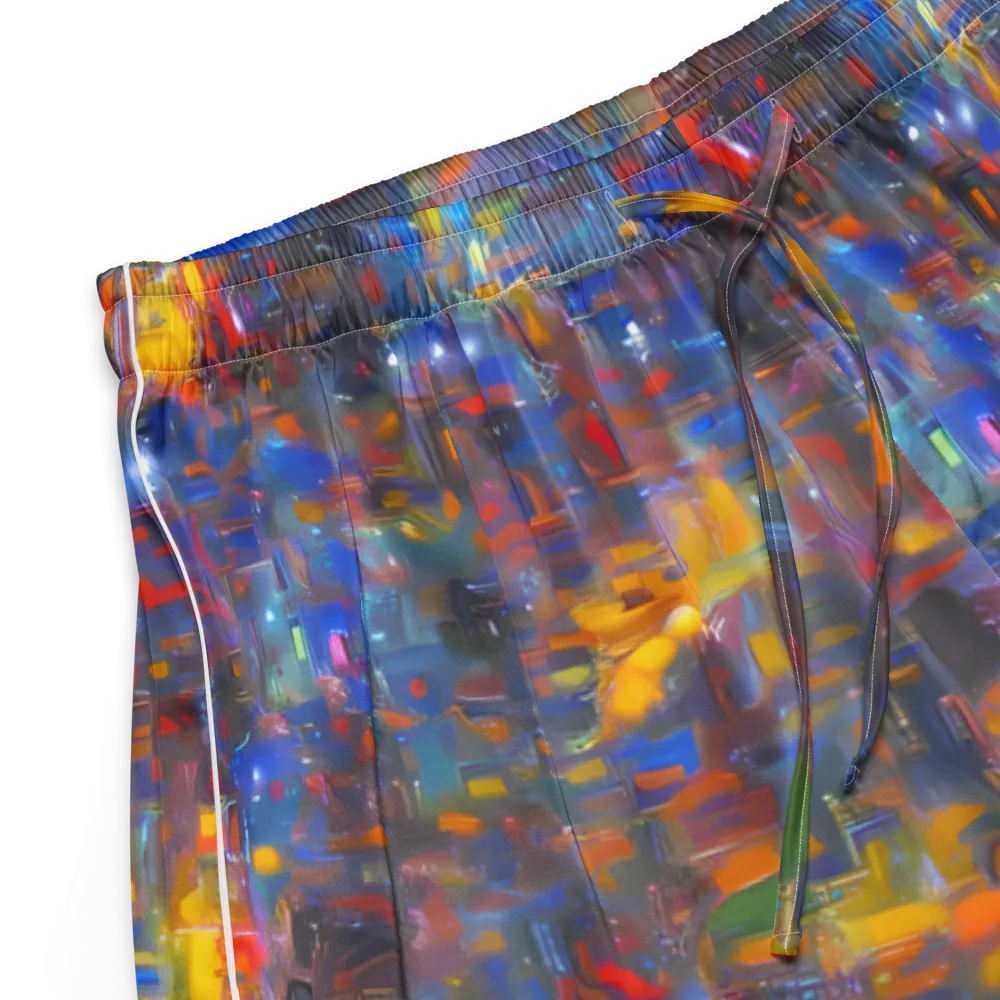 Abstract Conflux on Women's Pajama Shorts — Product details