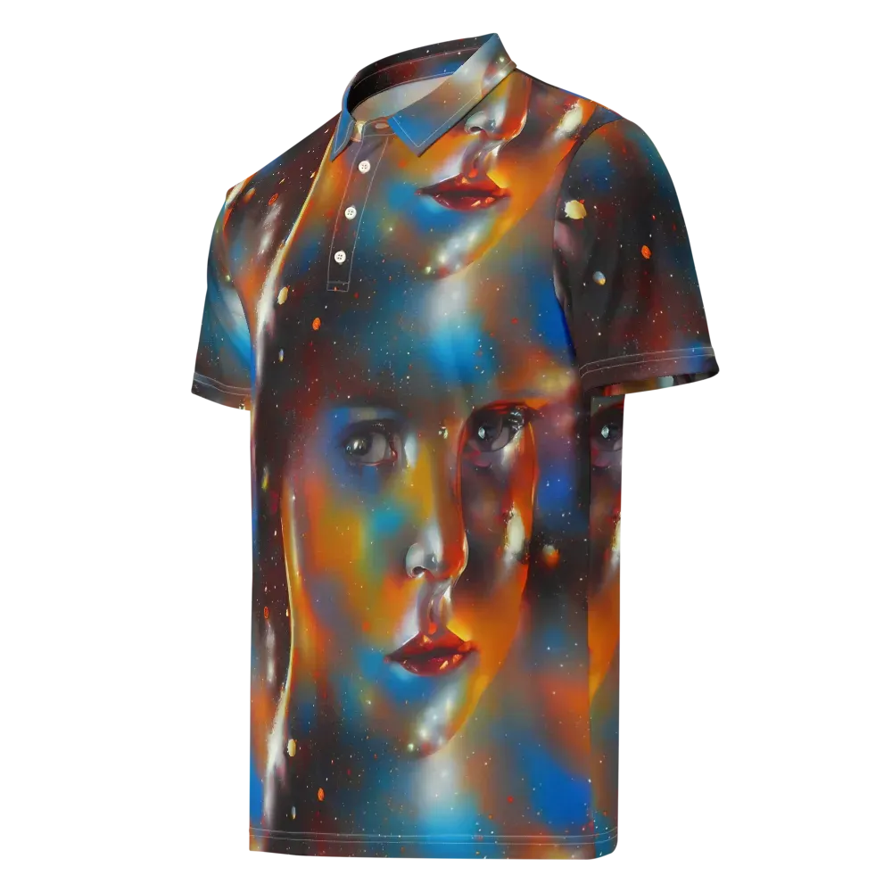 Celestial Vogue on Men's Slim Fit Polo Shirt — Left Front