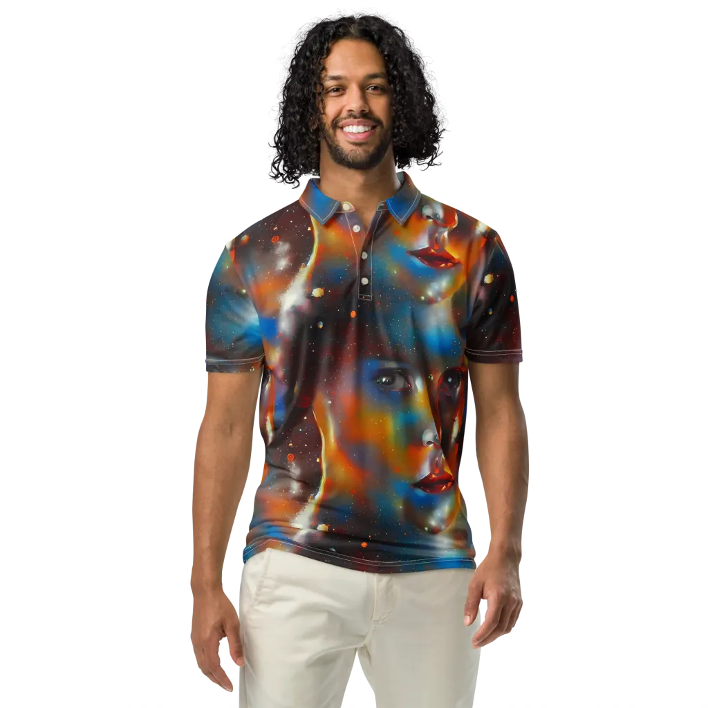 Celestial Vogue on Men's Slim Fit Polo Shirt — Front