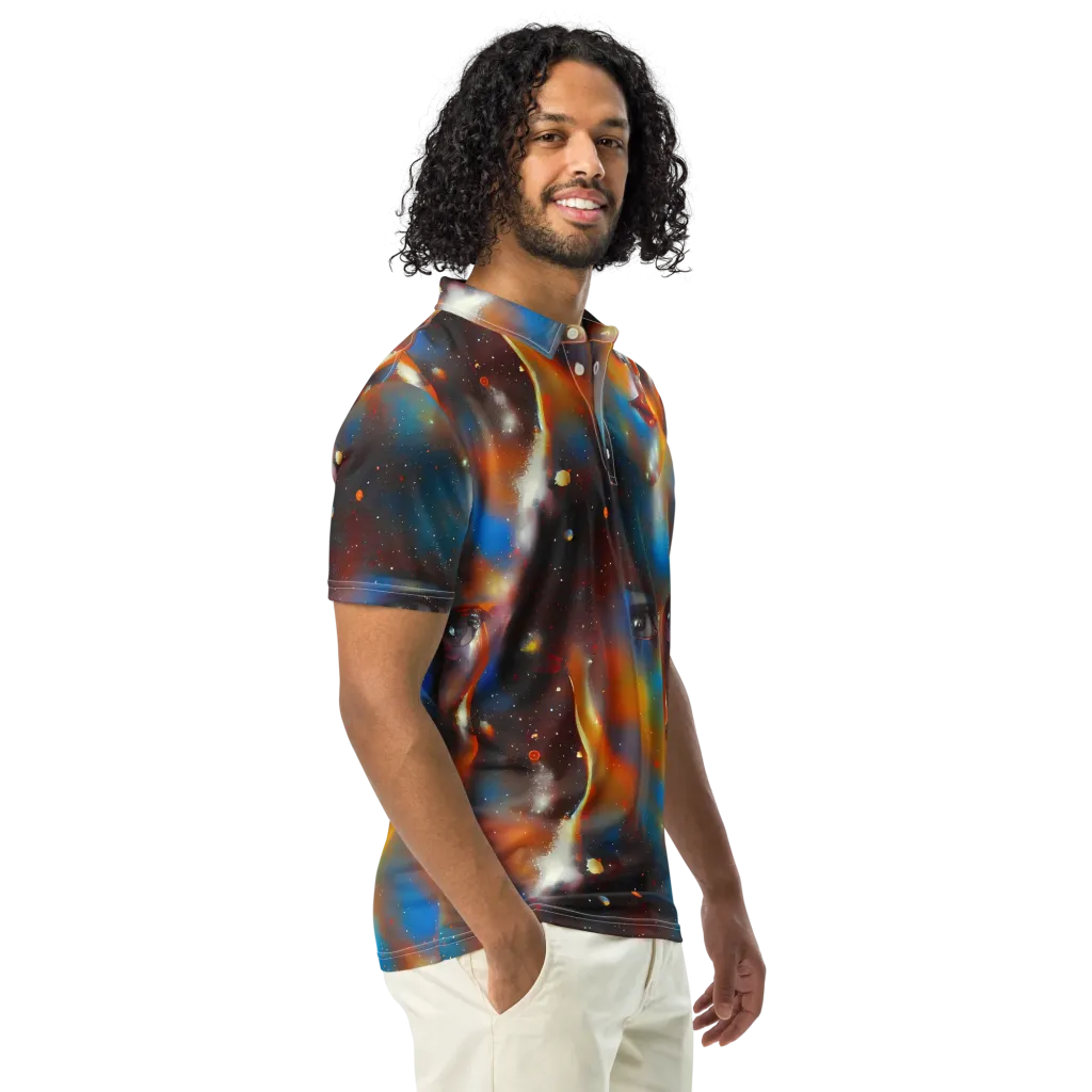 Celestial Vogue on Men's Slim Fit Polo Shirt — Right Front