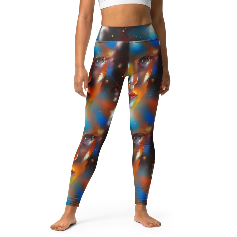 Celestial Vogue on Yoga Leggings — Front