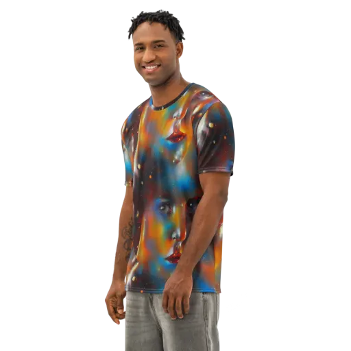 Celestial Vogue on a Men's Cotton Crew Neck T-Shirt