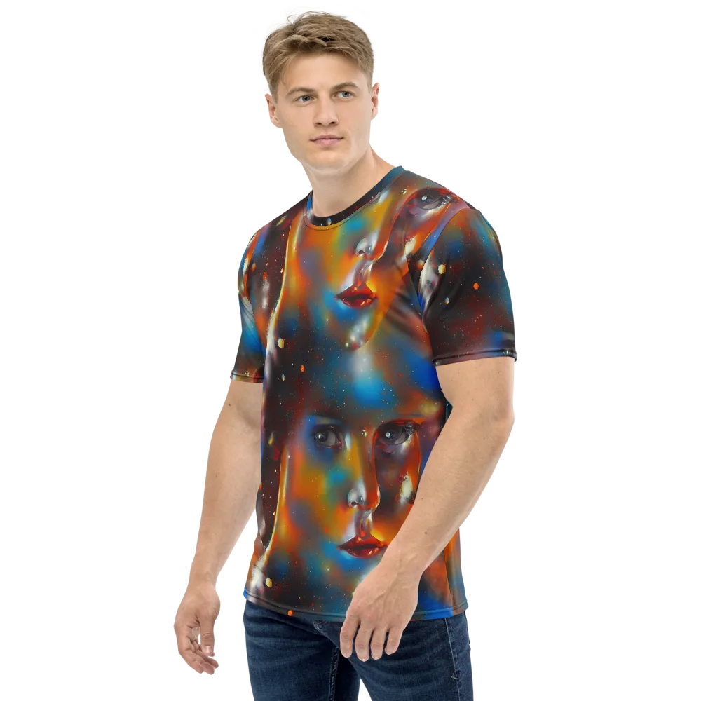 Celestial Vogue on Men's Crew Neck T-Shirt — Left