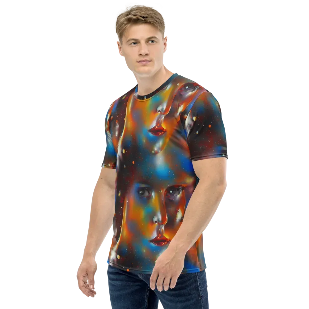 Celestial Vogue on Men's Crew Neck T-Shirt — Left