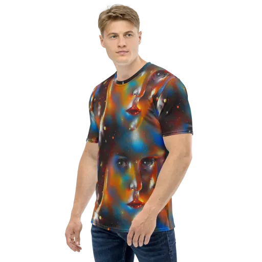 Celestial Vogue on a Men's Crew Neck T-Shirt