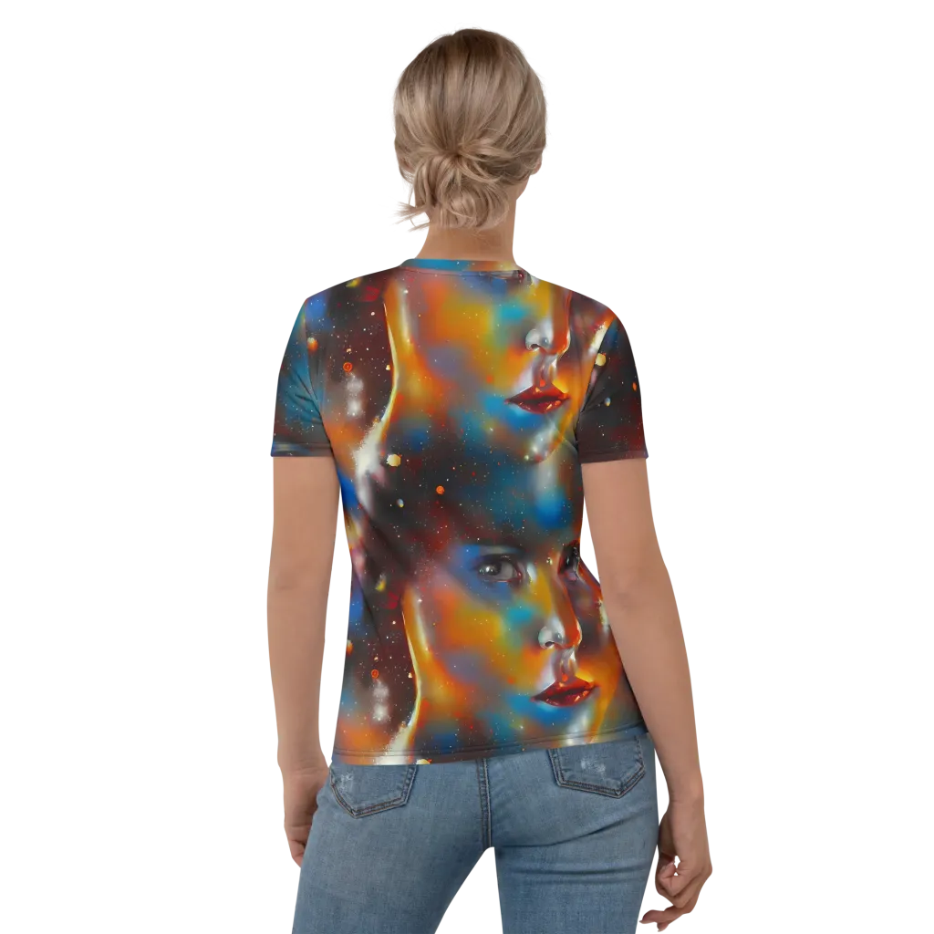 Celestial Vogue on Women's Crew Neck T-Shirt — Back