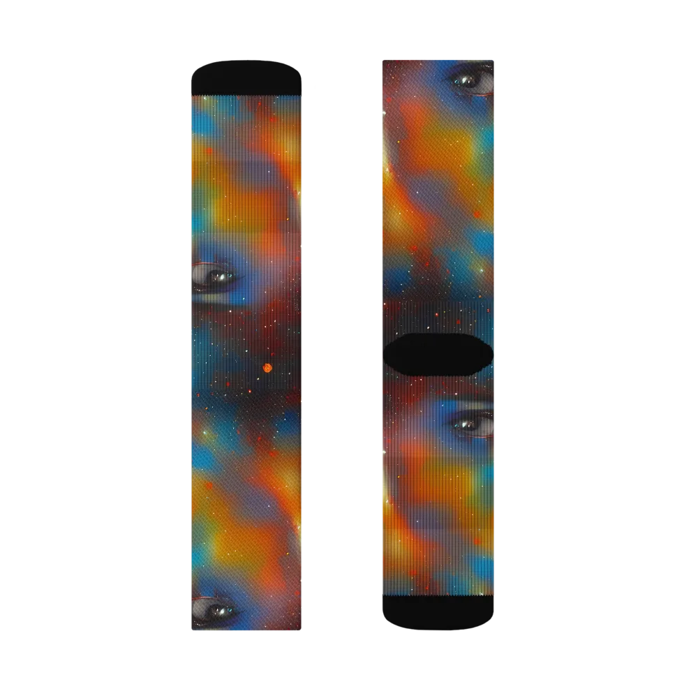 Celestial Vogue on Socks — Left Sock