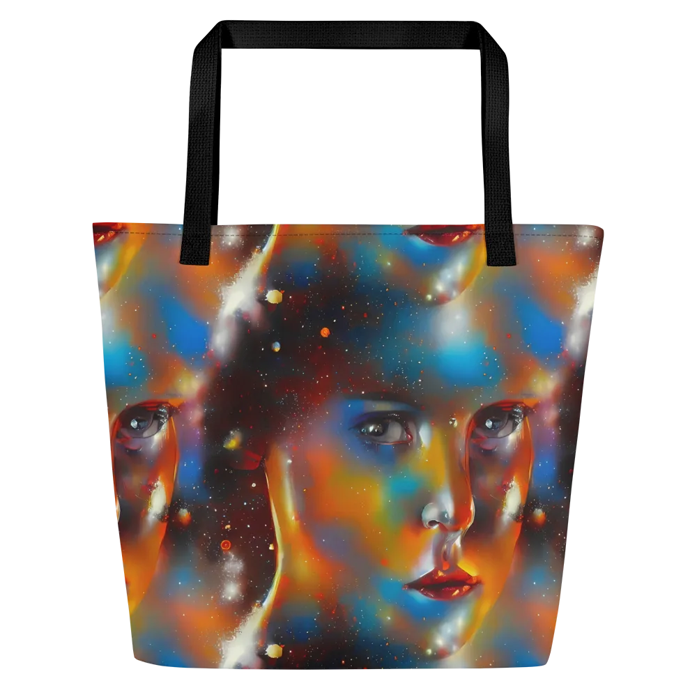 Celestial Vogue on Large Tote Bag W/ Pocket — Front