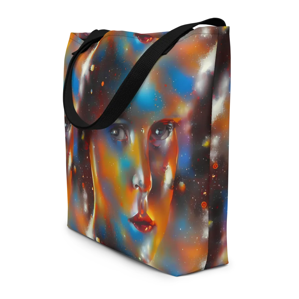 Celestial Vogue on Large Tote Bag W/ Pocket — Front