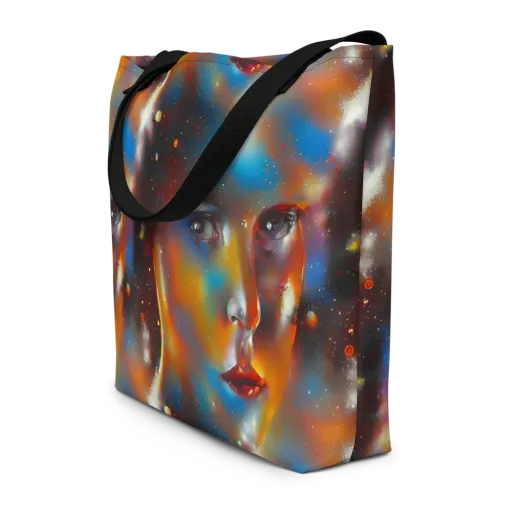 Celestial Vogue on a Large Tote Bag W/ Pocket